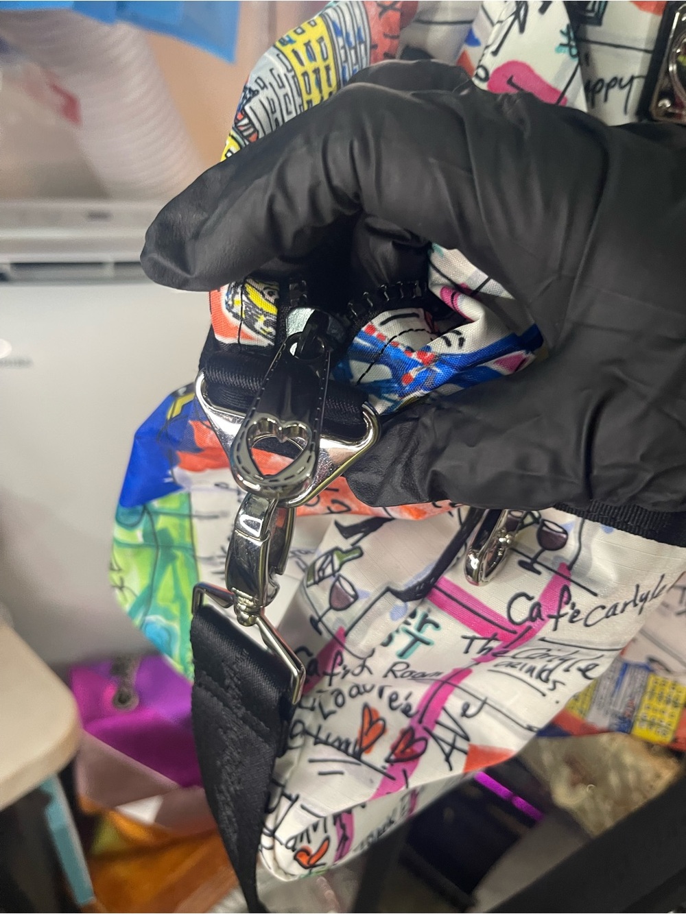 Brighton Multicolor City-Print Travel Tote - Picture 9 of 12
